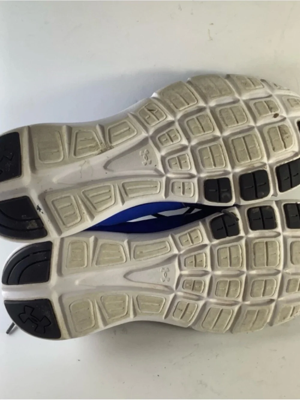 Under Armour Mens Micro G 1273970-907 Blue Running Shoes Sneakers Size 7